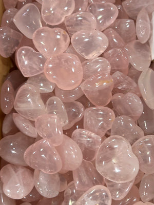 Rose Quartz Mini Hearts