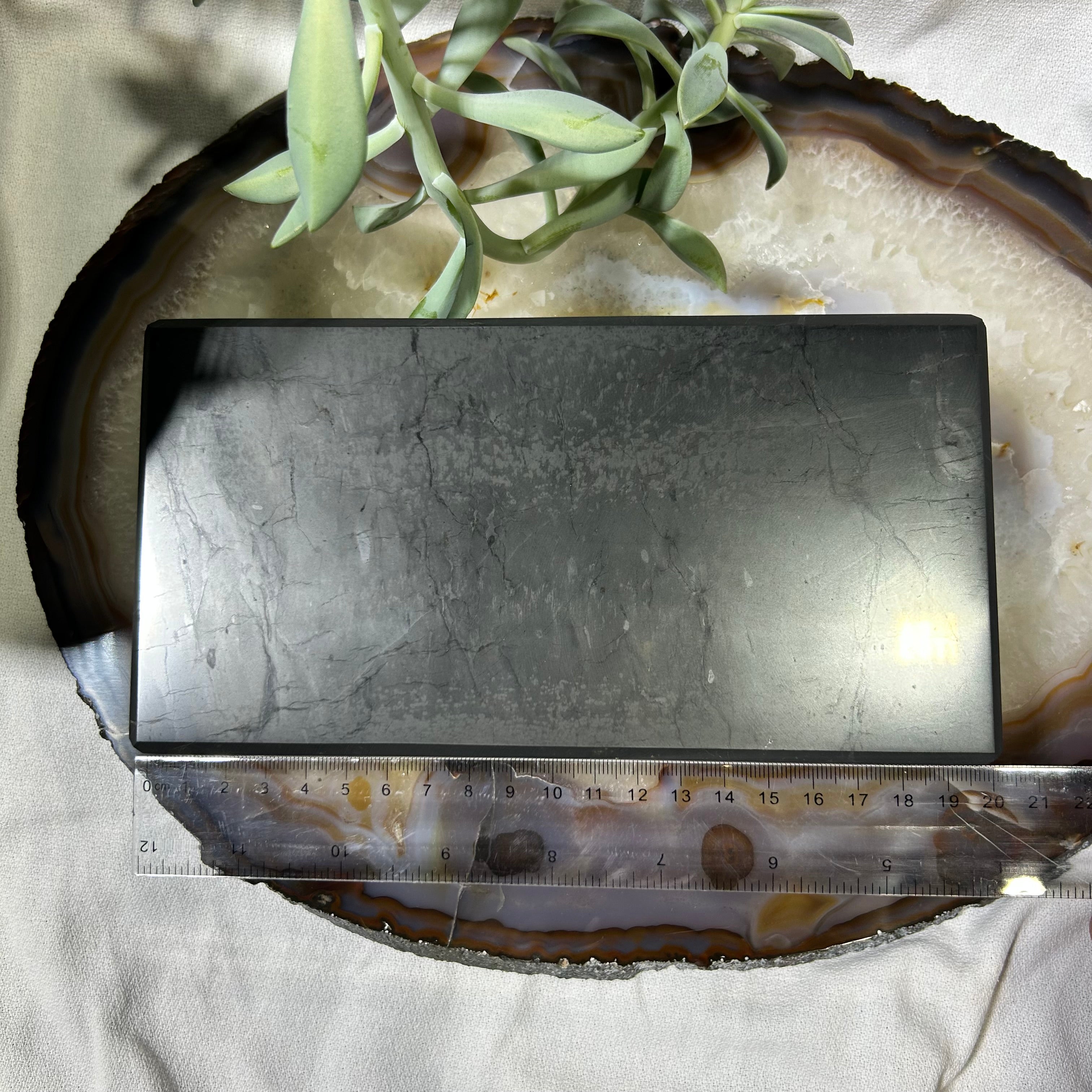 Shungite Polished Brick