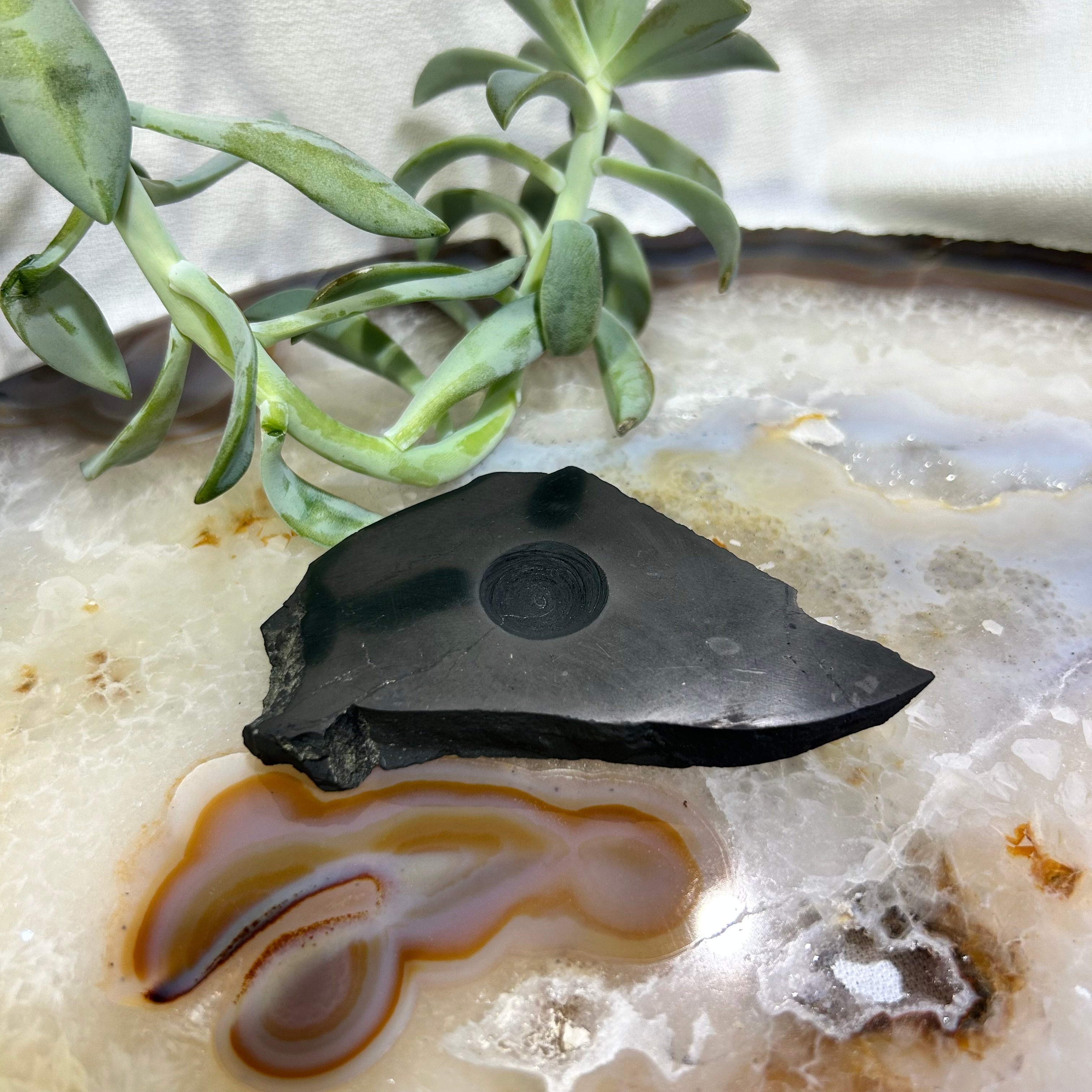 Shungite Sphere Stands Small