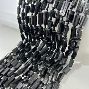 Black Tourmaline Bead Strands