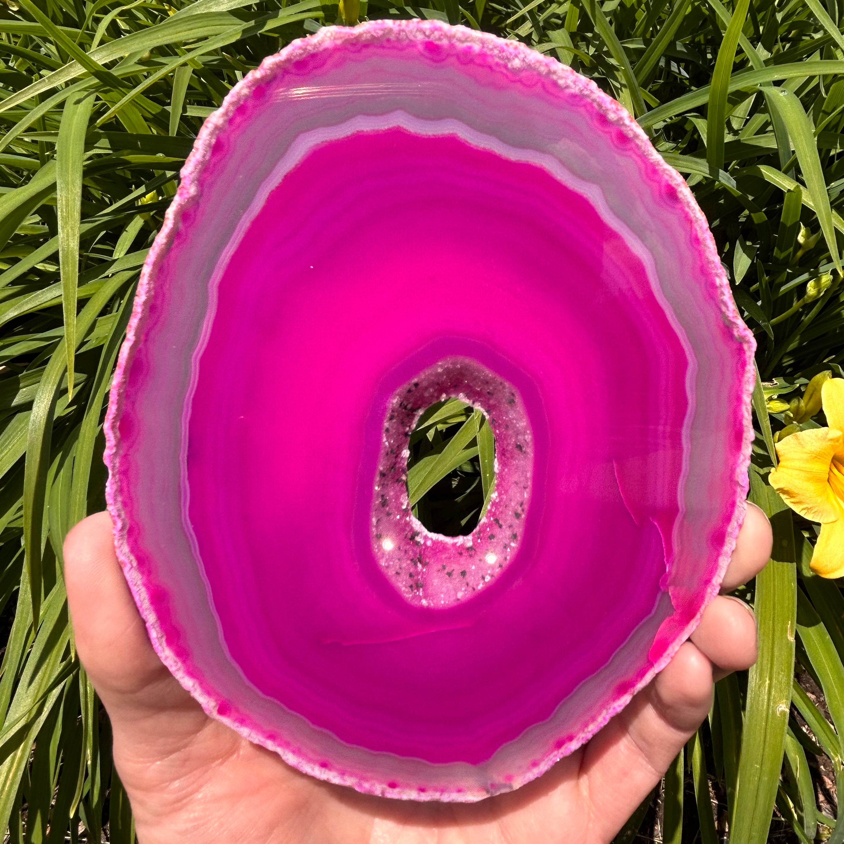 Agate Slices Dyed