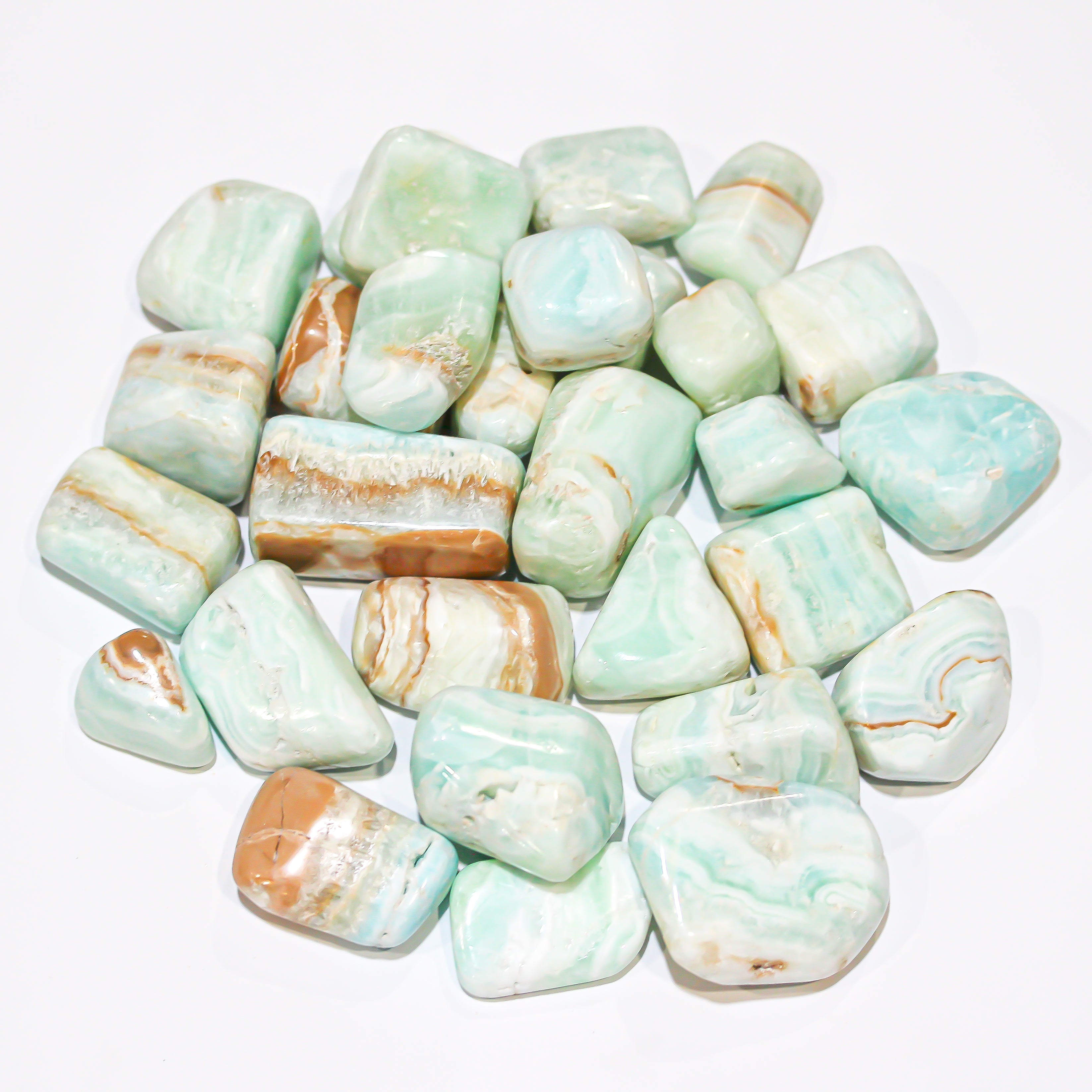 Caribbean Calcite Tumbled