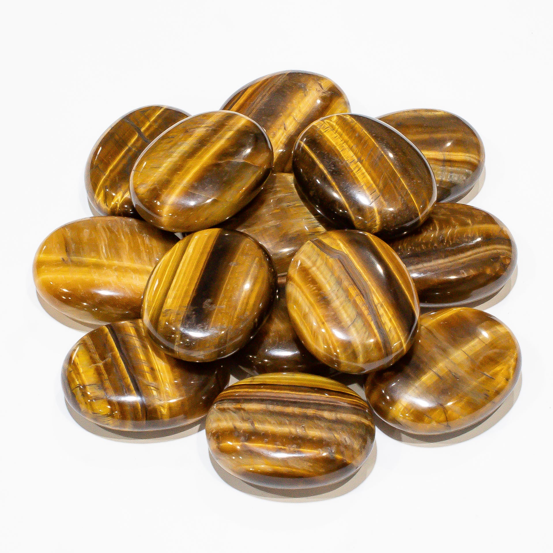 Yellow Tiger Eye Pillows