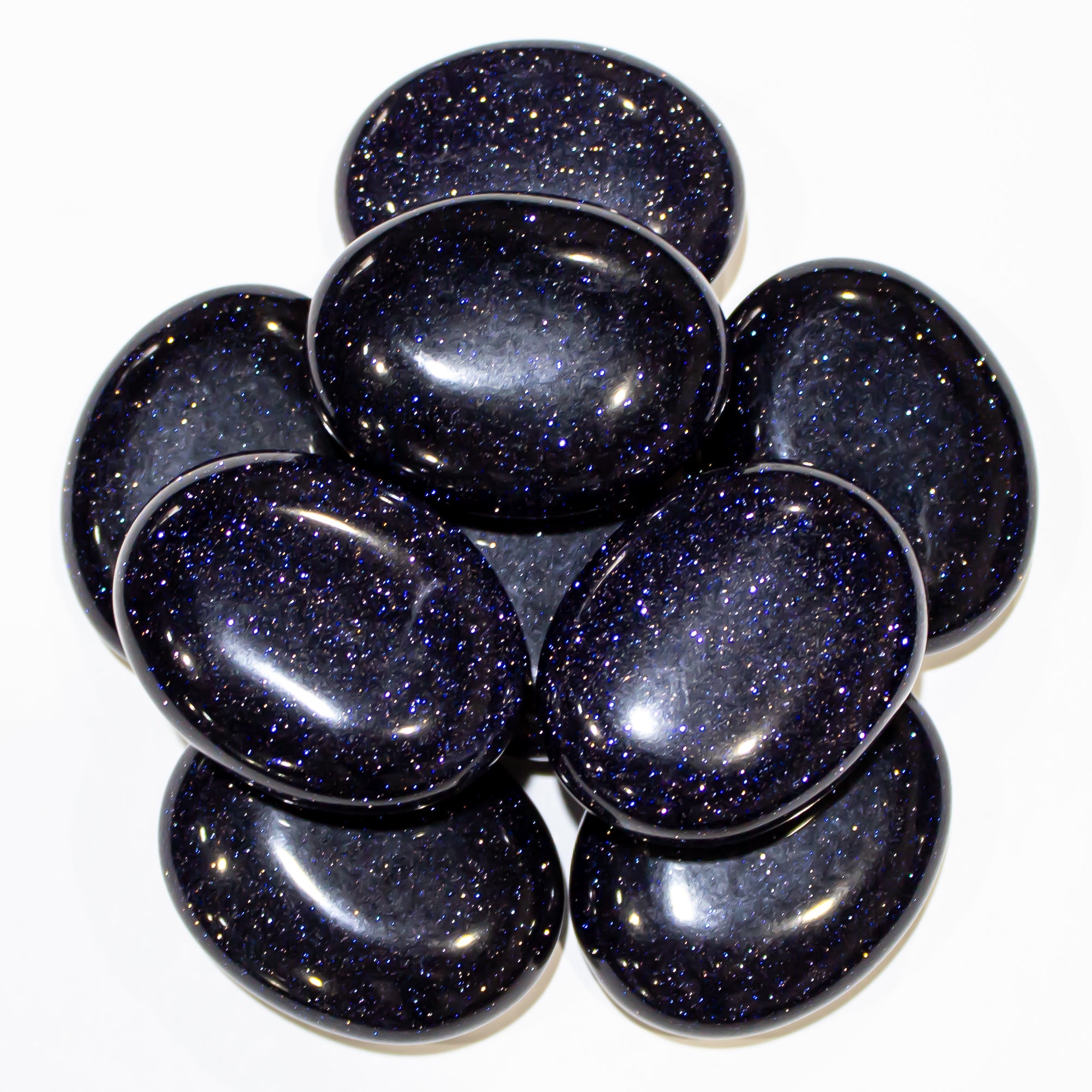 Blue Goldstone Pillows