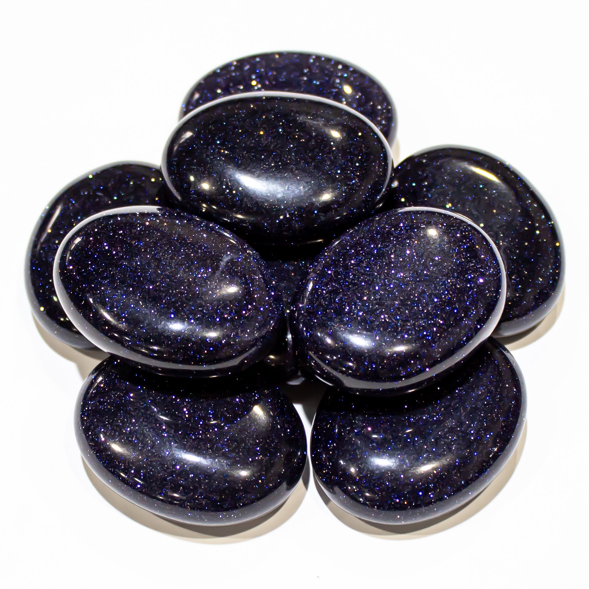 Blue Goldstone Pillows