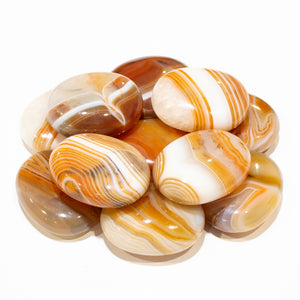 Banded Carnelian Pillows