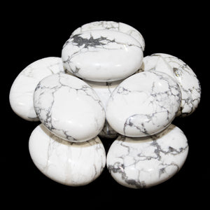 White Howlite Pillows