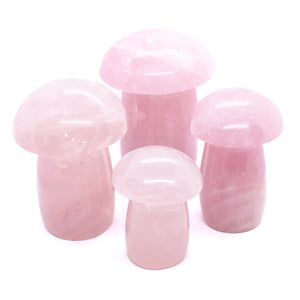 Rose Quartz Mushrooms