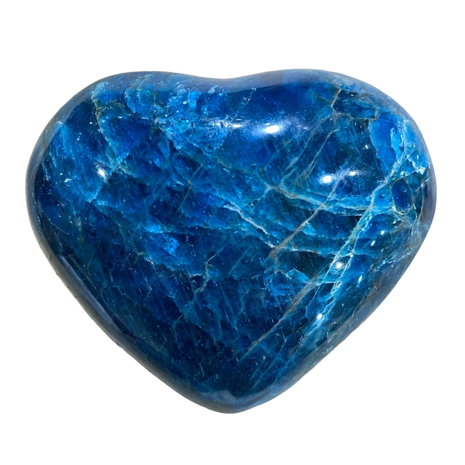 Blue Apatite Hearts