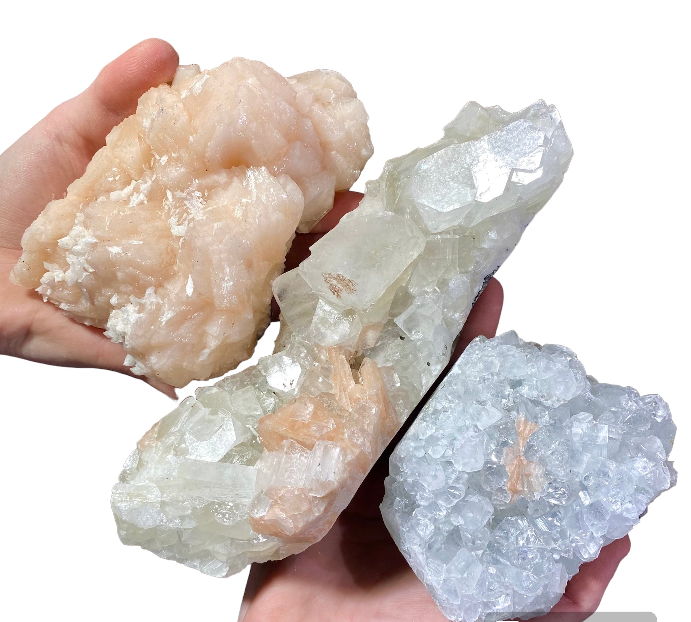 Apophyllite, Zeolite, and Stilbite