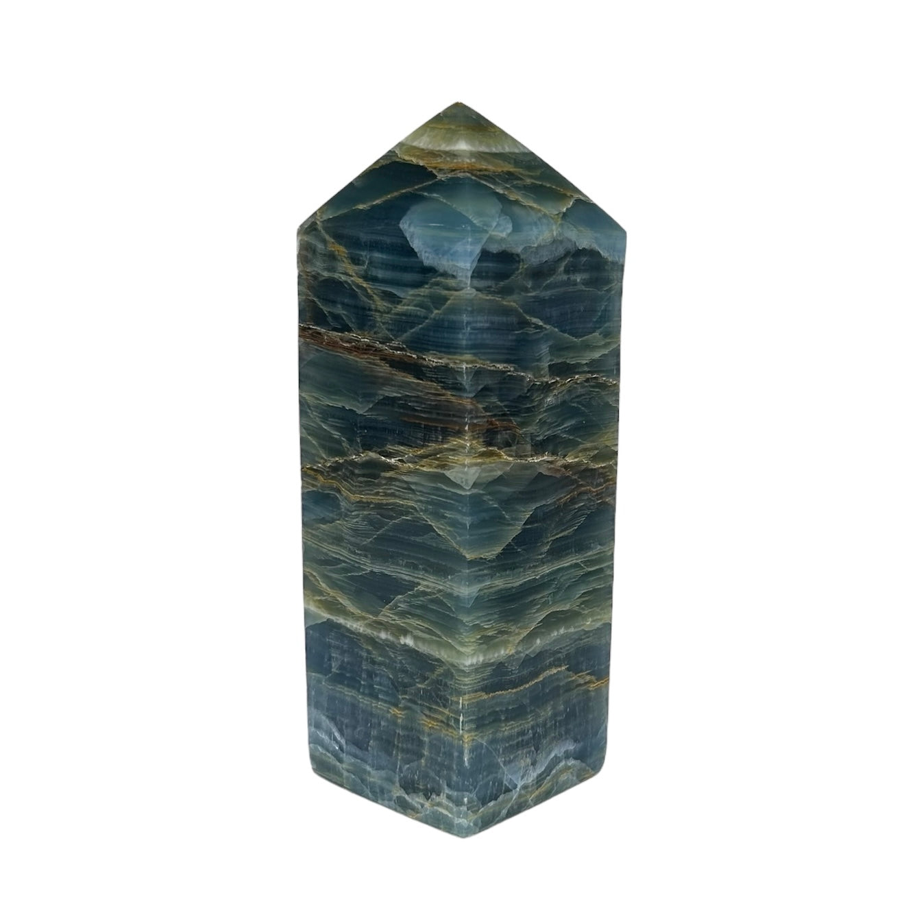 Blue Onyx Polished Points