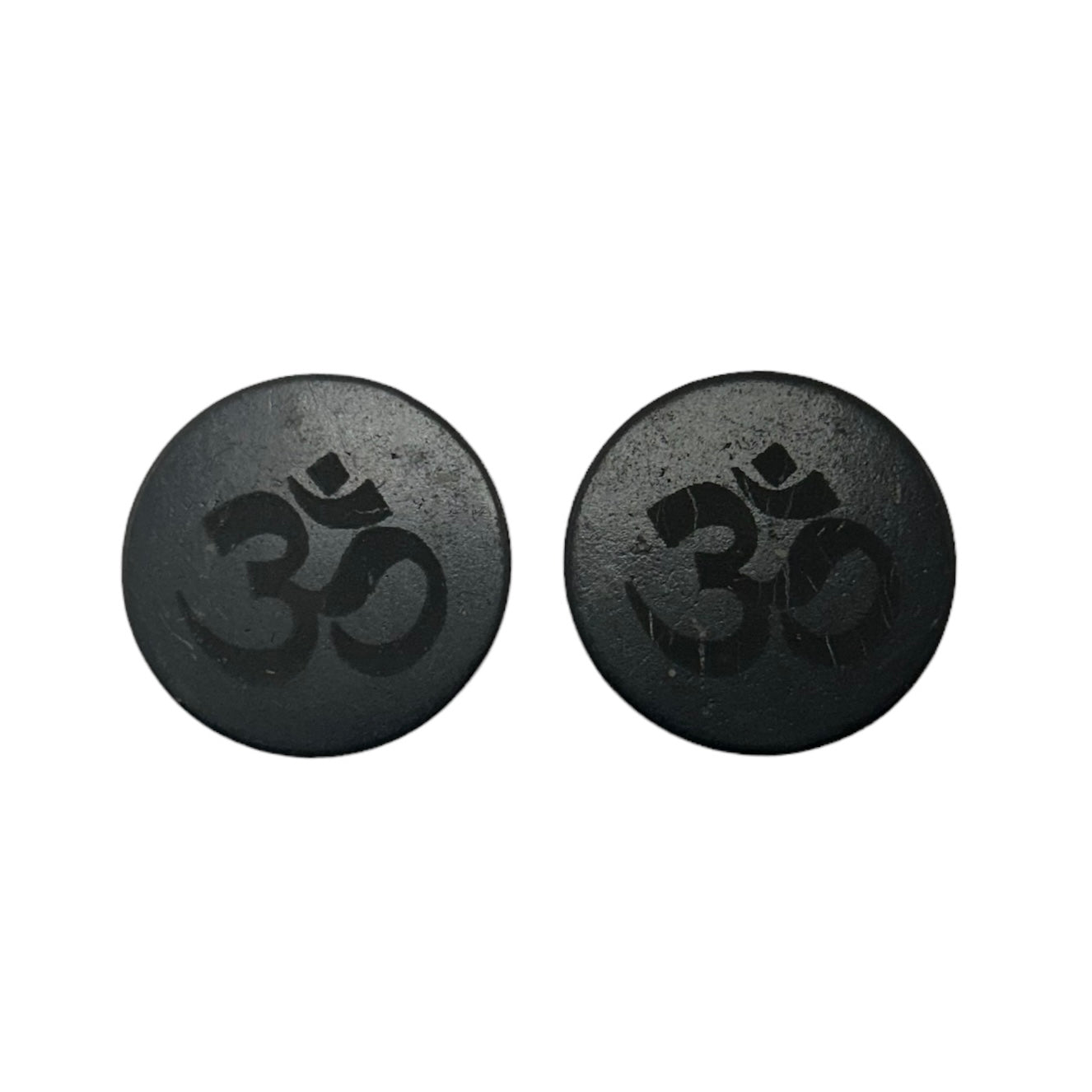 Shungite Laptop Tile Engraved Om 40mm