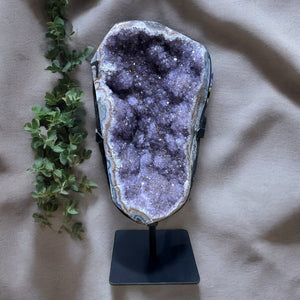 Amethyst on Metal Stands Grade AA