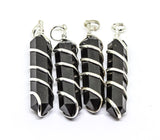 Shungite Pendant Spiral
