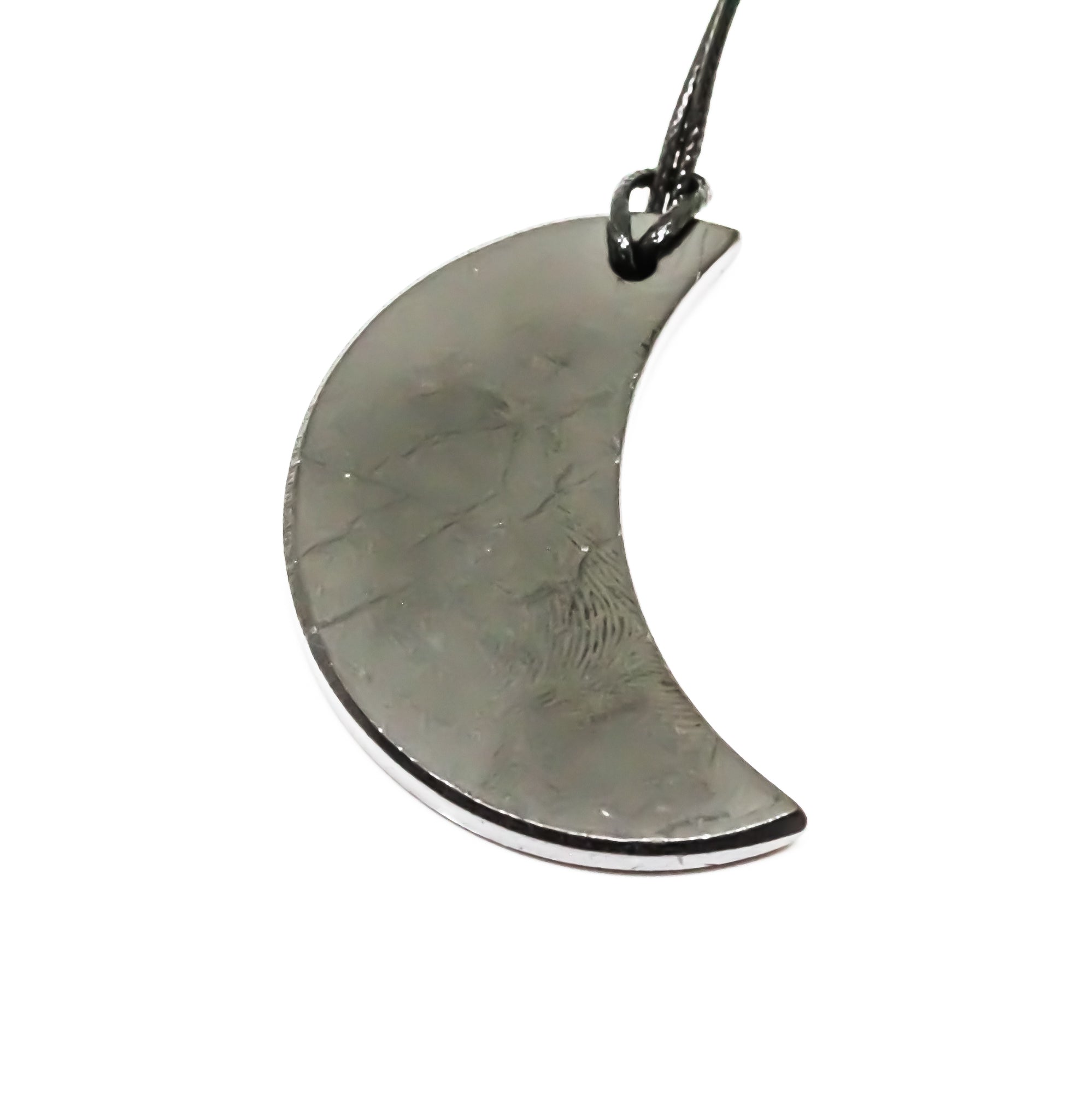 Shungite Pendant Crescent Moon