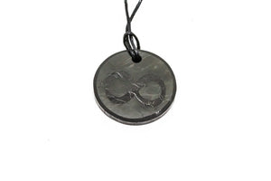 Shungite Pendant Engraved Infinity Symbol