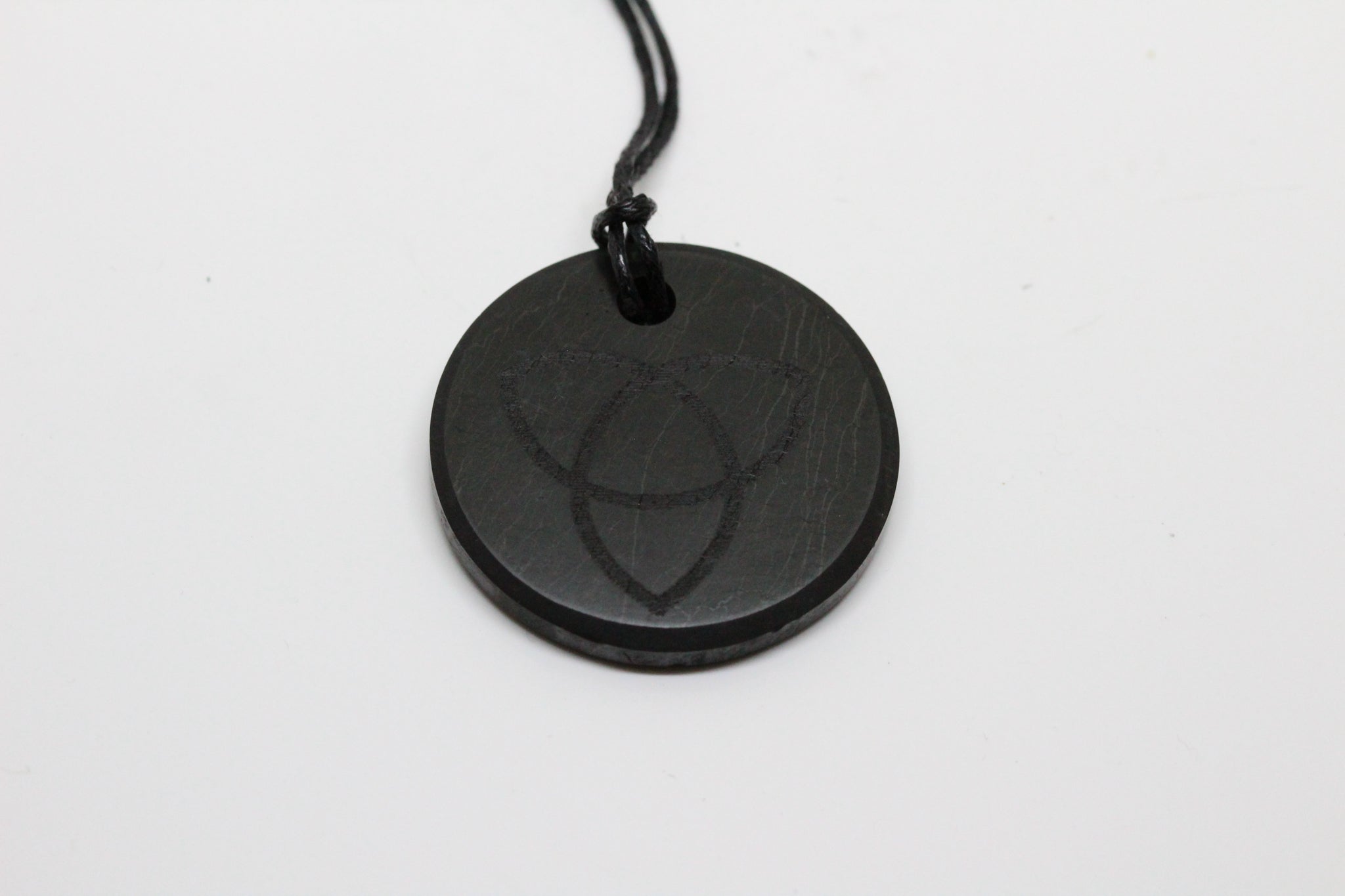 Shungite Pendant Engraved Tricvet