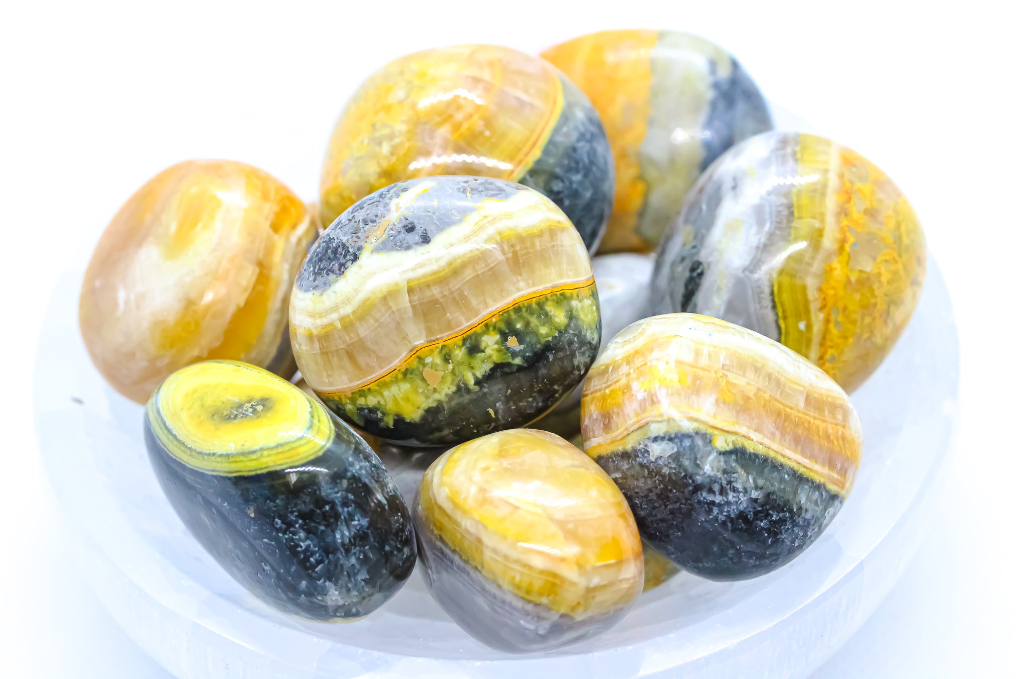 Bumble Bee Jasper Tumbled