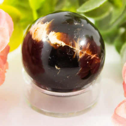 Amber Spheres 30mm