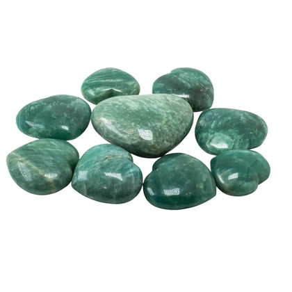 Amazonite Hearts