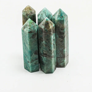 Amazonite Tower Obelisks 6 Sided