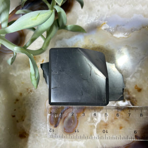 Shungite Cut Cube on Stand 5cm