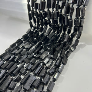 Black Tourmaline Bead Strands
