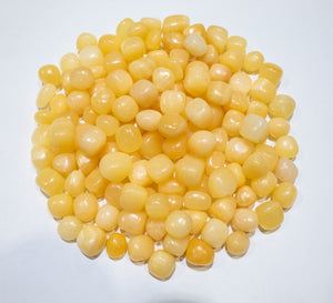 Yellow Aragonite Tumbled 10-20mm