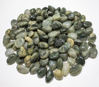 Green Hair Jasper Tumbled 10-20mm