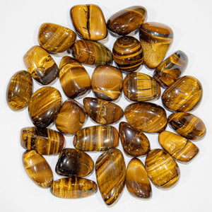 Yellow Tiger Eye Tumbled 30-45mm