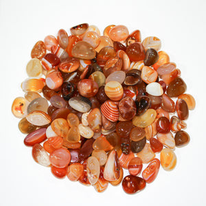 Banded Carnelian Tumbled 10-20mm