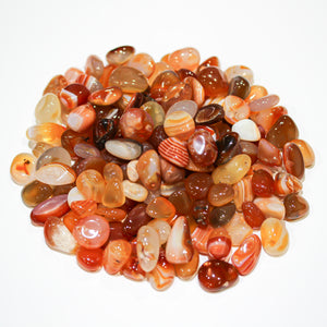 Banded Carnelian Tumbled 10-20mm
