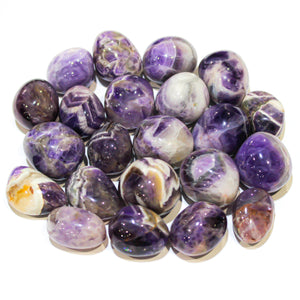 Chevron Amethyst Tumbled 30-45mm