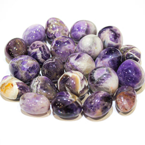Chevron Amethyst Tumbled 30-45mm