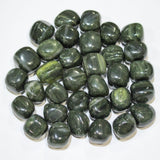 Green Hair Jasper Tumbled 20-30mm