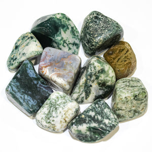 Moss Agate Tumbled 30-45mm