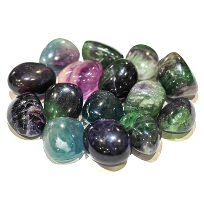 Rainbow Fluorite Tumbled 30-45mm