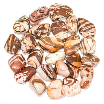 Red Zebra Jasper Tumbled 30-45mm