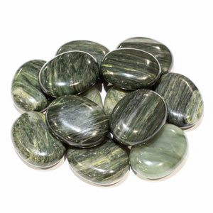 Green Hair Jasper Pillows