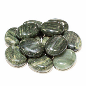 Green Hair Jasper Pillows