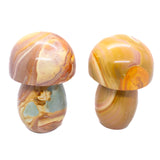 Polychrome Jasper Mushrooms