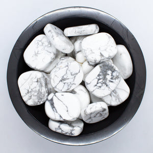 White Howlite Smooth Small