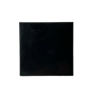 Shungite Square Tile Polished Plain 10x10x1cm