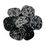 Black Snowflake Obsidian Smooth Large