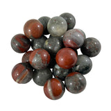 Bloodstone Spheres 22mm