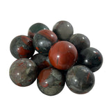 Bloodstone Spheres 30mm