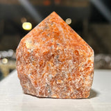 Sunstone Polished Top Points