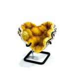 Agate Heart on Stand