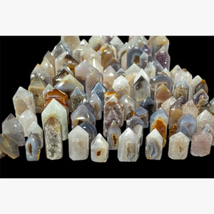 Agate Druzy Polished Points
