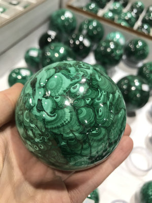 Malachite Spheres